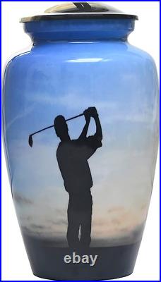 SCEXPORTS Urns for Human Ashes Adult, Cremation Your Loved Ones Golf