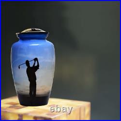 SCEXPORTS Urns for Human Ashes Adult, Cremation Your Loved Ones Golf