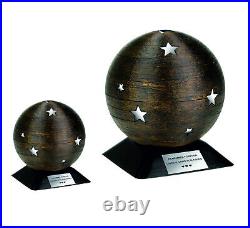Stars Urn For Ashes With Keepsake, Urn with Stars, Sky Urn, Set of Space Urns