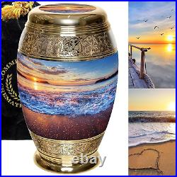 Sunset Urns Cremation for Adult Ashes Medium, Multicolor