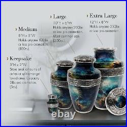 Supernova Galaxy Cremation Urn, Cremation Urns Adult, Urns for Human Ashes