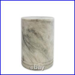 Toscano White Marble Urn For Ashes- LARGE (Adult)