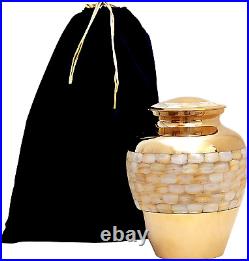 URNS Lovely Urn for Human Ashes Elegant Large Adult Funeral Urn Handcrafted