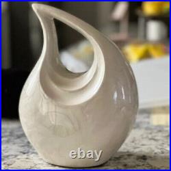 Urn for Human Ashes, Large White Cremation Urn, Human Urn for Adult, urn for mom