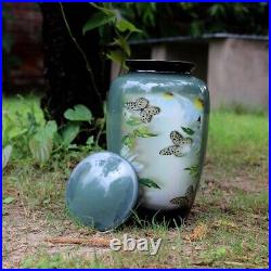 Urn for human ashes Butterfly Cremation Urn, Urns for Adults Large Cremation Urn