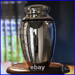 Urns for Ashes Adult Male Cremation Human Silver