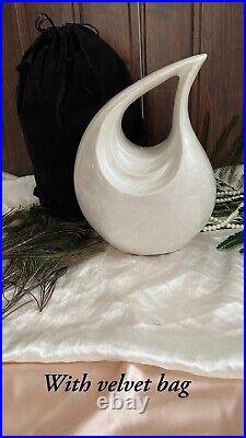 Urns for Human Ashes Large Cremation Urn Pearl Urn Urns for Adult Urns for Human