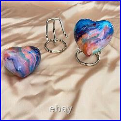 Urns for Human Ashes Tie Dye Urn, Large Cremation Urn For Sale Cremation Jewelry