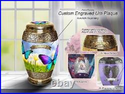 Wild Butterflies Cremation Urn, Cremation Urns Adult, Urns for Human Ashes